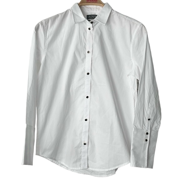 J. Crew Garçon Tuxedo Cotton Poplin Shirt - Picture 7 of 16